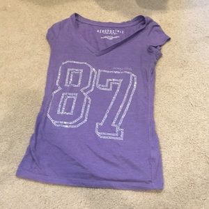 V-neck tee
